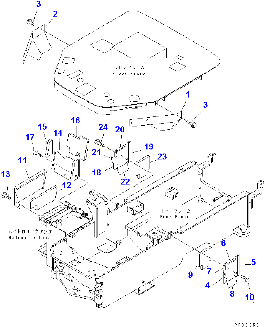 COVER (FOR FLOOR FRAME)(#11001-)