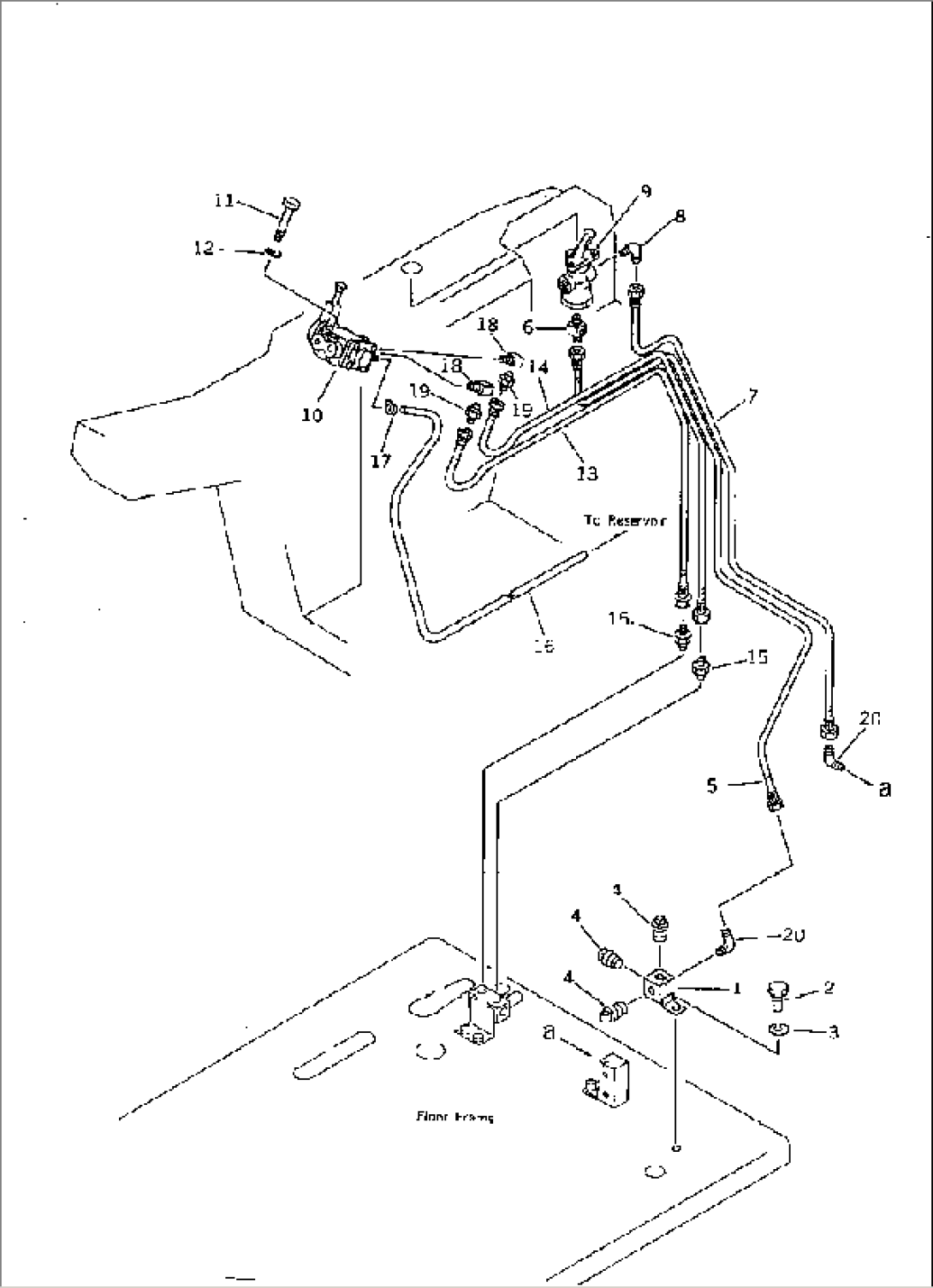 UPPER AIR PIPING (6/8) (PARKING BRAKE VALVE) (TBG¤ ABE SPEC.)