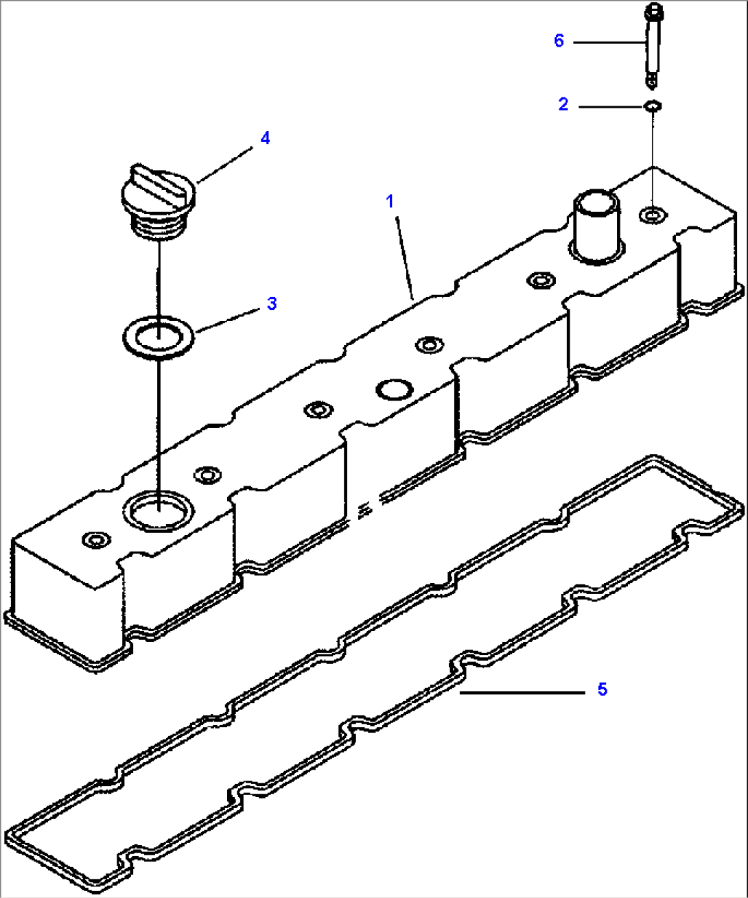 VALVE COVER ENGINES WITH 37.00 MM DIAMETER BREATHER