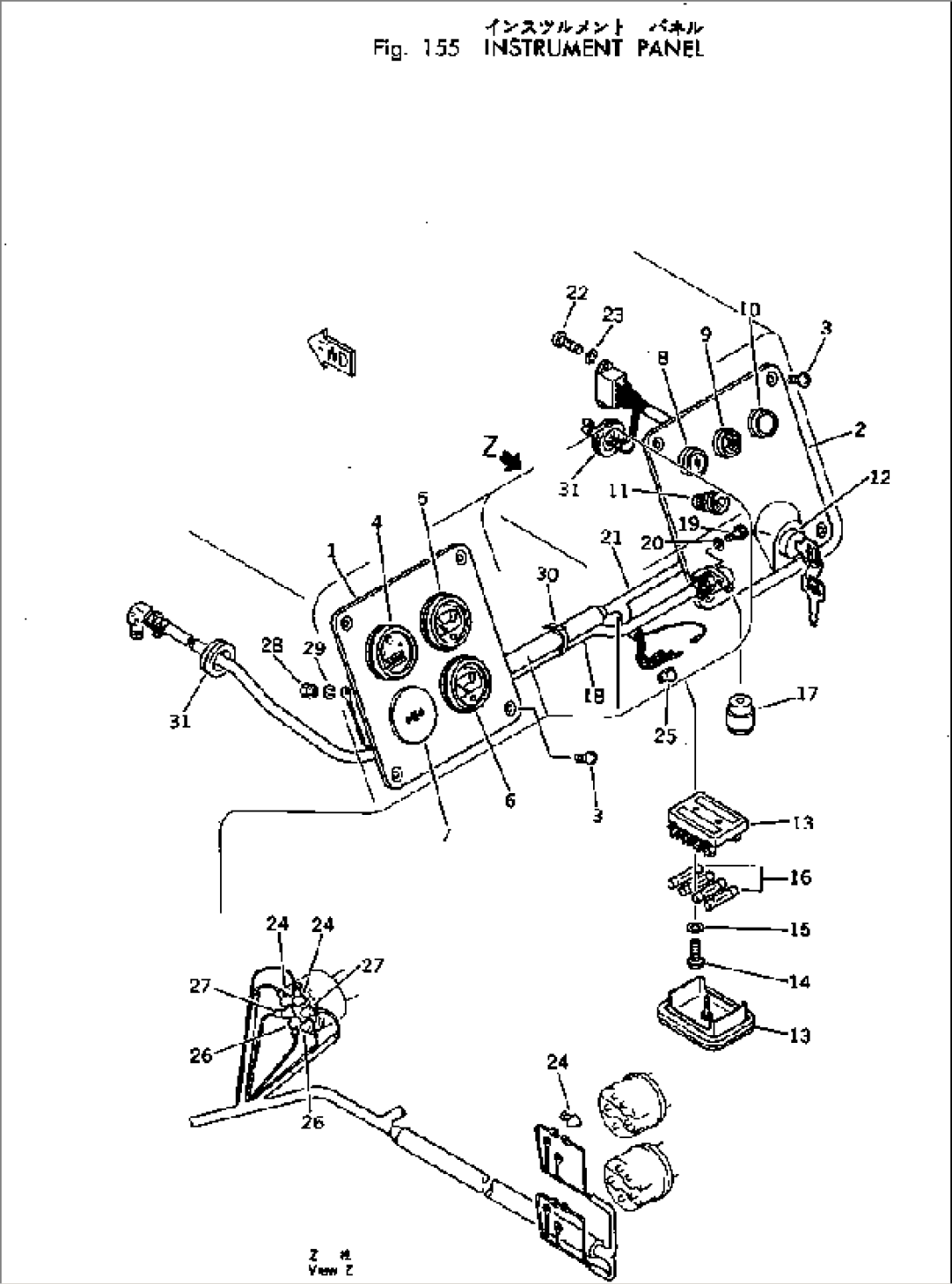 INSTRUMENT PANEL (TBG SPEC.)