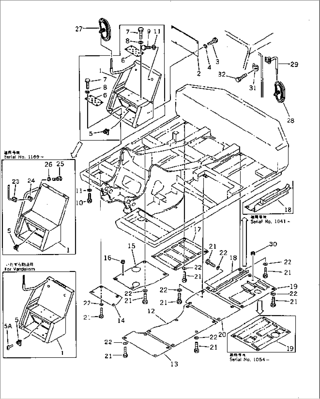 MACHINERY COMPARTMENT (3/3) (NOISE SUPPRESSION FOR EC)(#1468-)