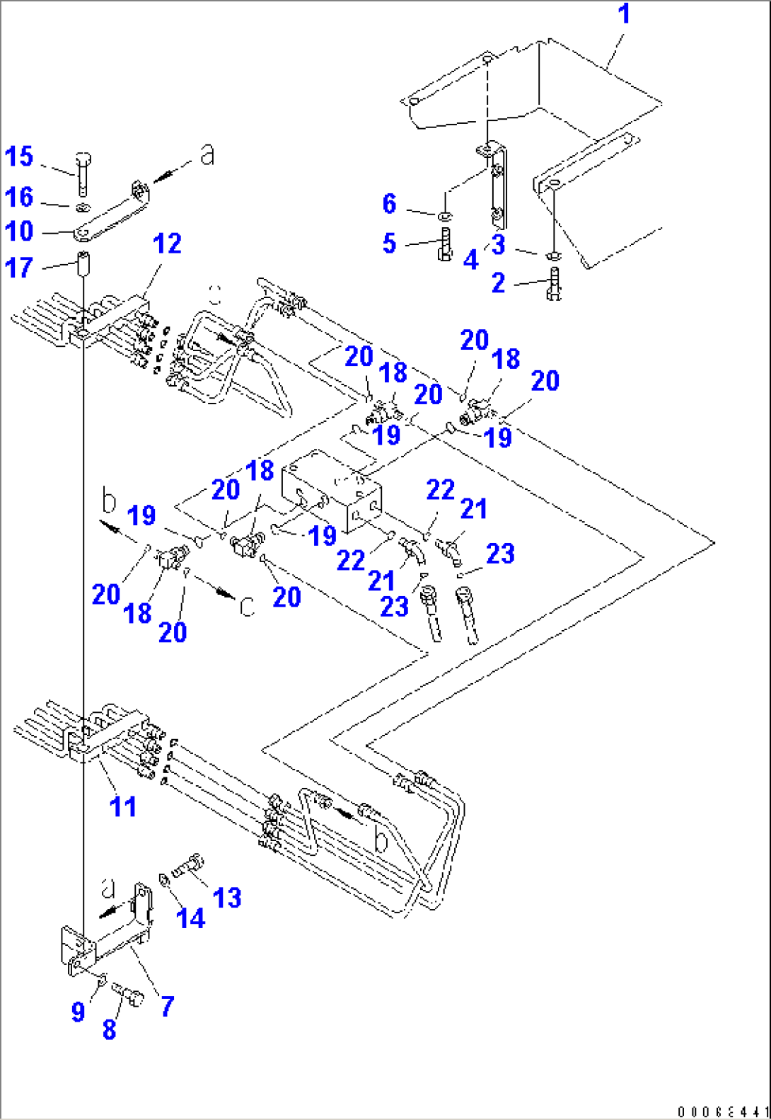 AUTO SUSPENSION PIPING (RELATED PARTS)(#7001-)