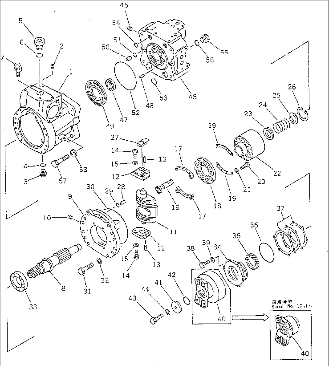 HST PUMP¤ L.H. (1/2)(#1400-)