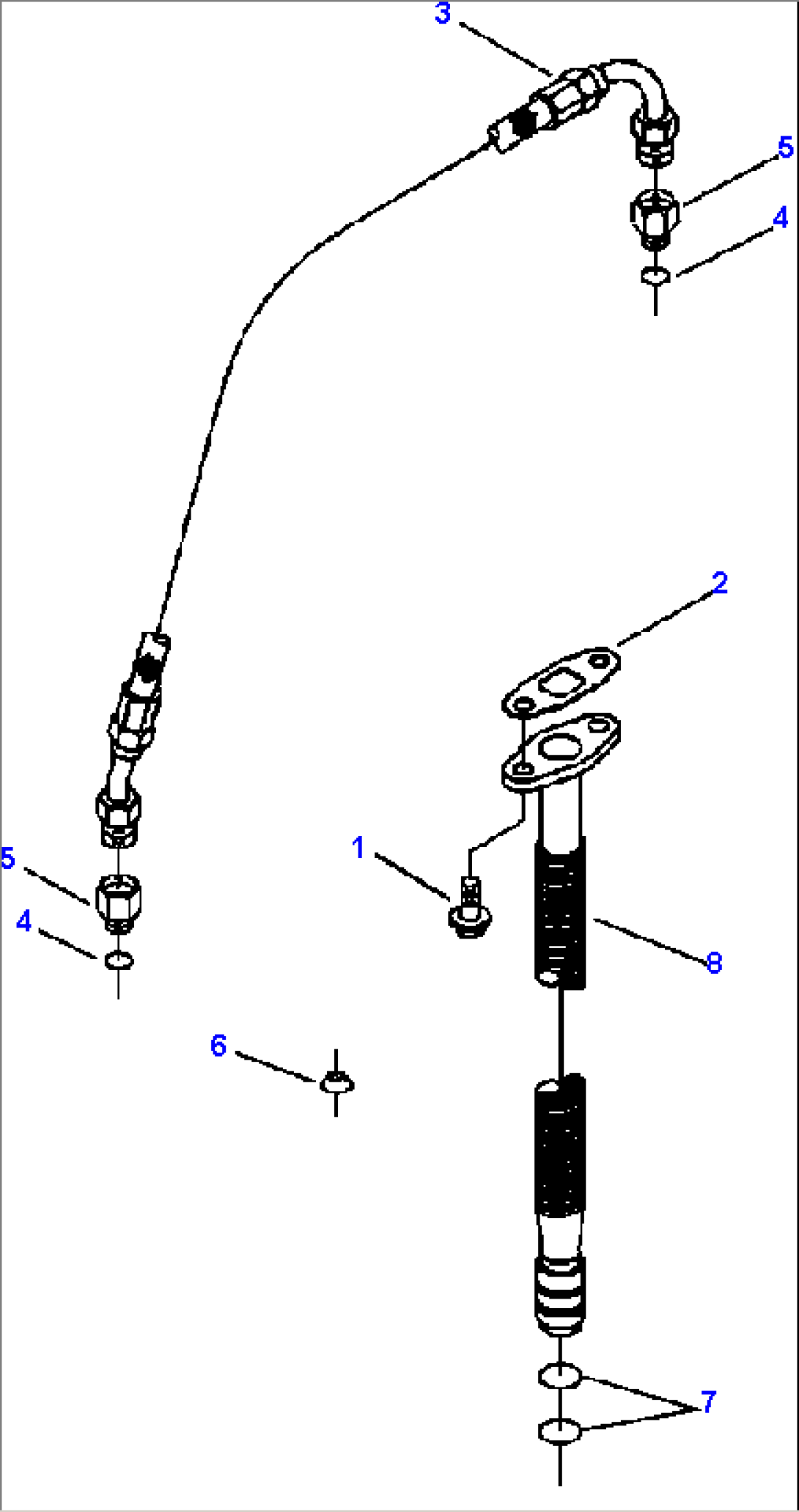 FIG. A1120-A3A4 TURBOCHARGER PIPING