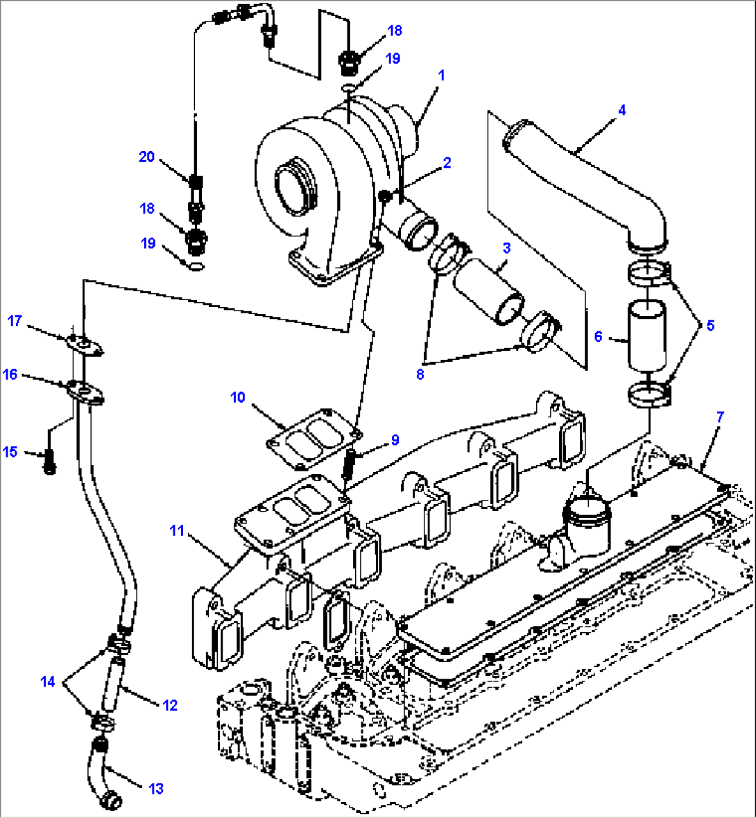 TURBOCHARGER PLUMBING & MOUNTING