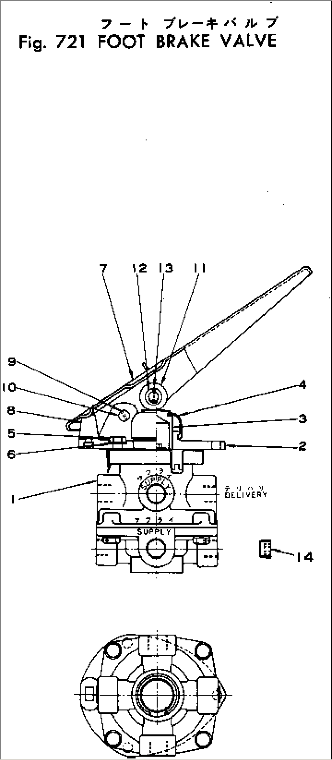 FOOT BRAKE VALVE