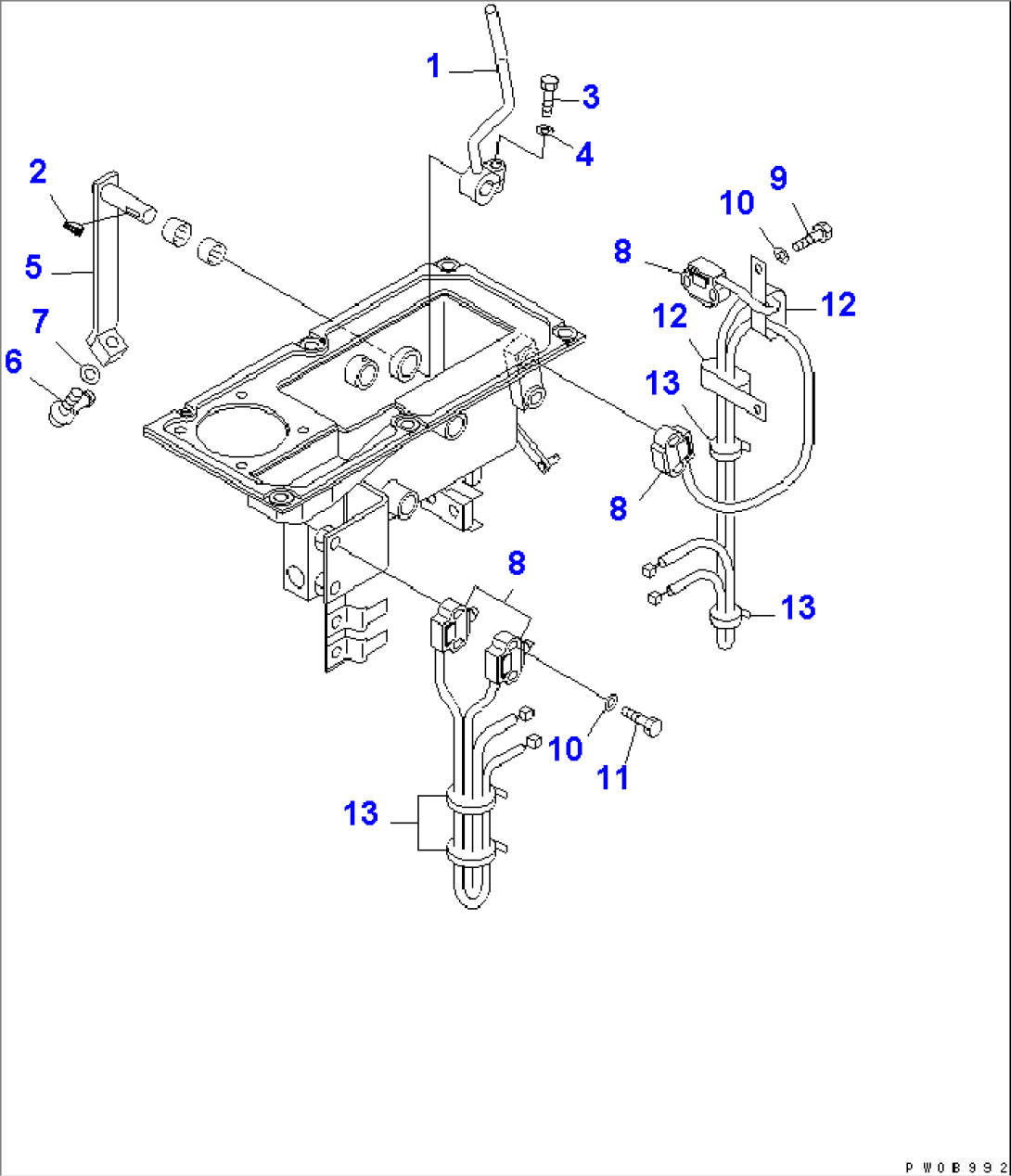 FLOOR FRAME (SPEED CONTROL) (2/2) (D65PX)(#65001-)