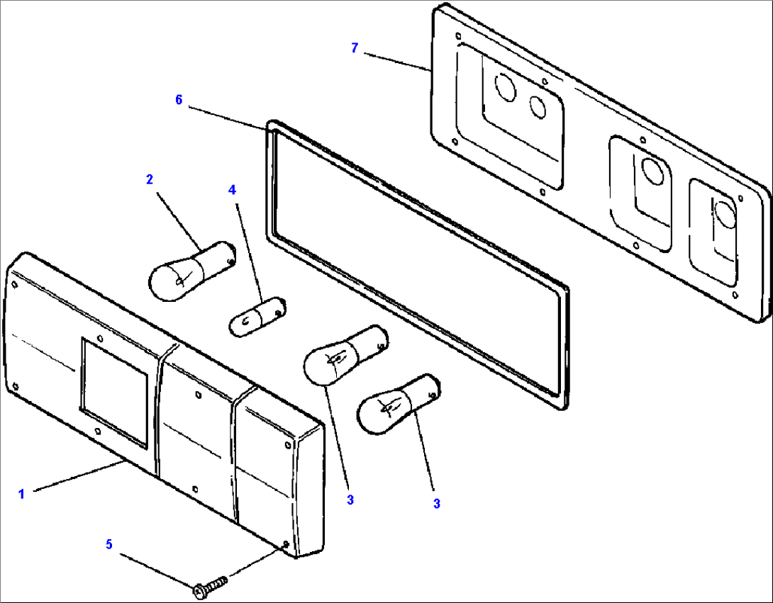 FIG. E0203-02A0 R.H. REAR COMBINATION LIGHT