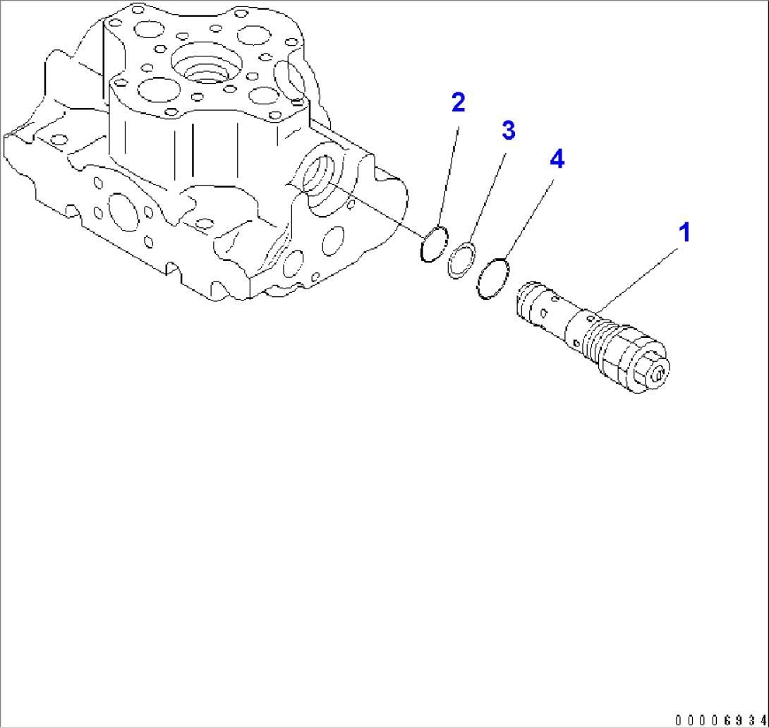 HOIST VALVE (2/2)(#2001-)