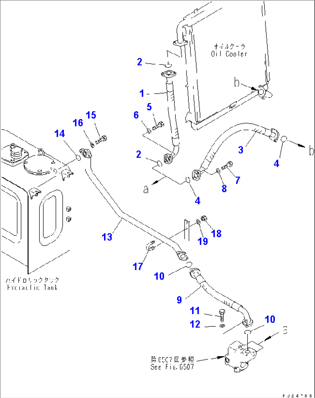 MAIN PIPING (OIL COOLER LINES)