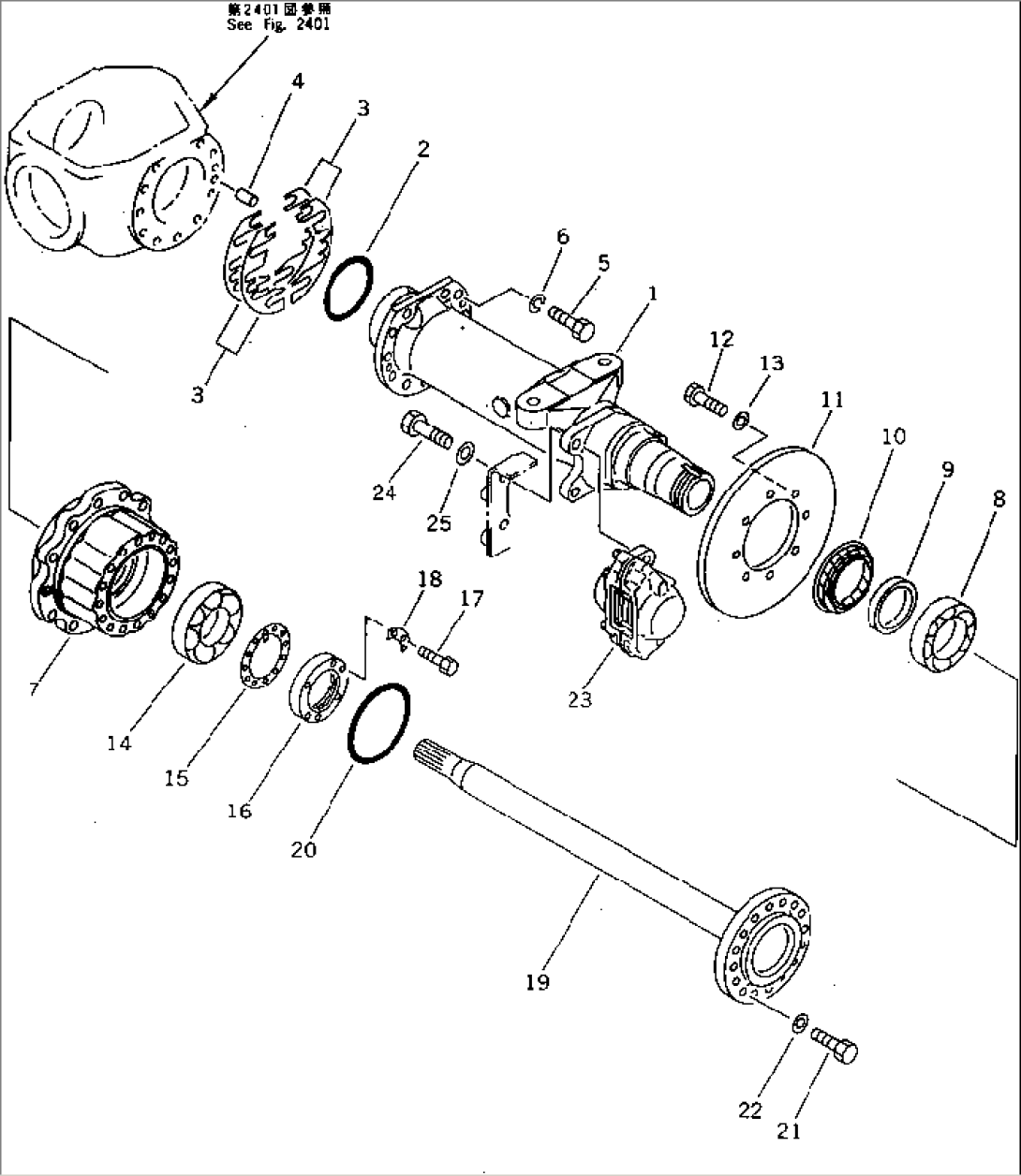 AXLE HOUSING (FRONT AND REAR)(#1001-1602)