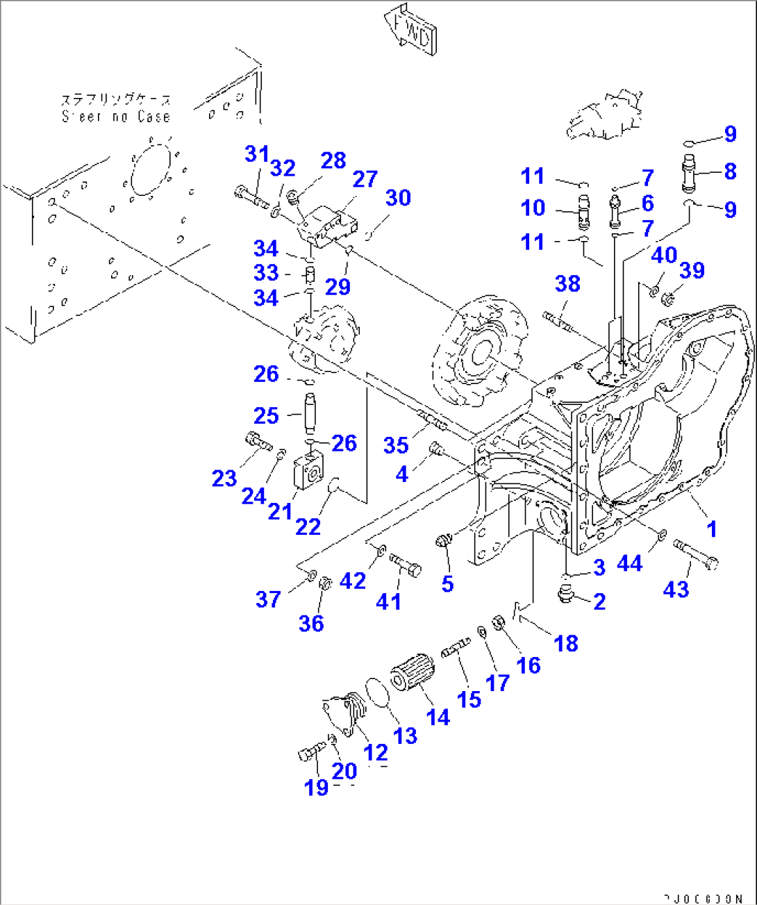 TOWING WINCH (TRANSMISSION CASE)