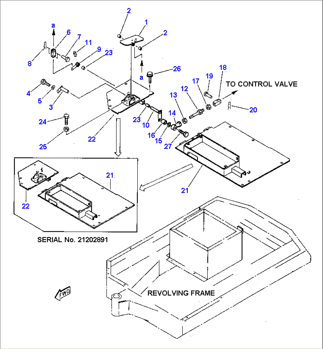 ATTACHMENT CONTROL PEDAL