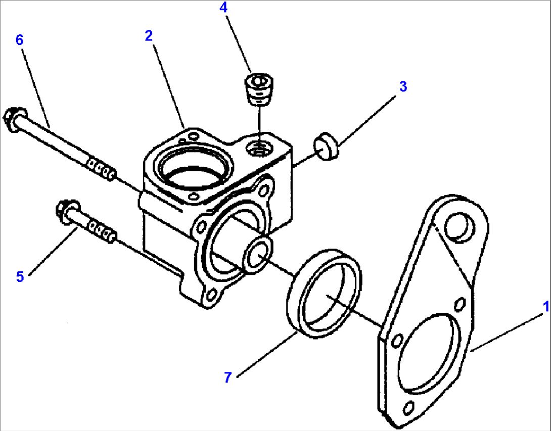 FIG. A5040-02A0 THERMOSTAT HOUSING