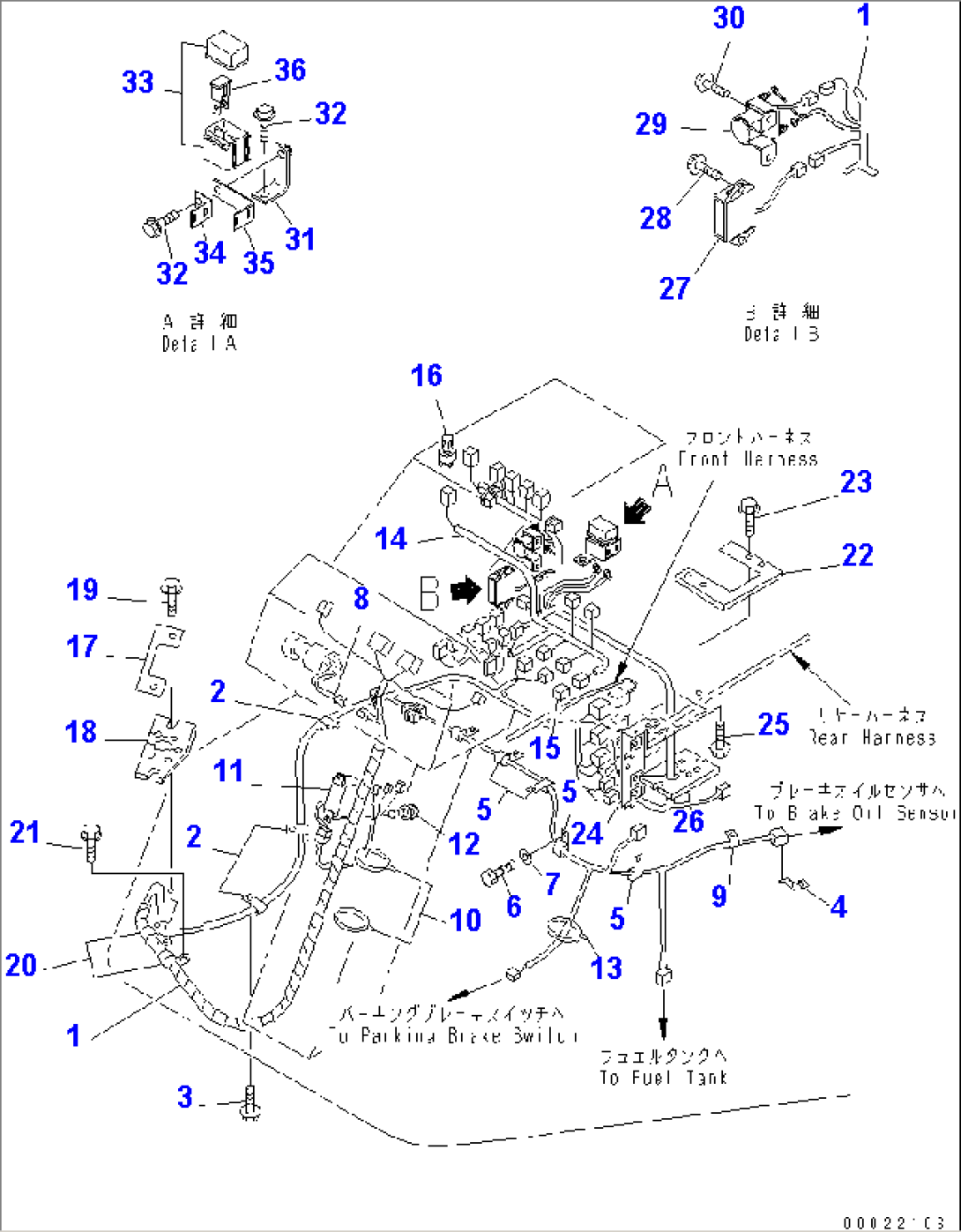 WIRING HARNESS (FLOOR LINE)(#11501-11505)