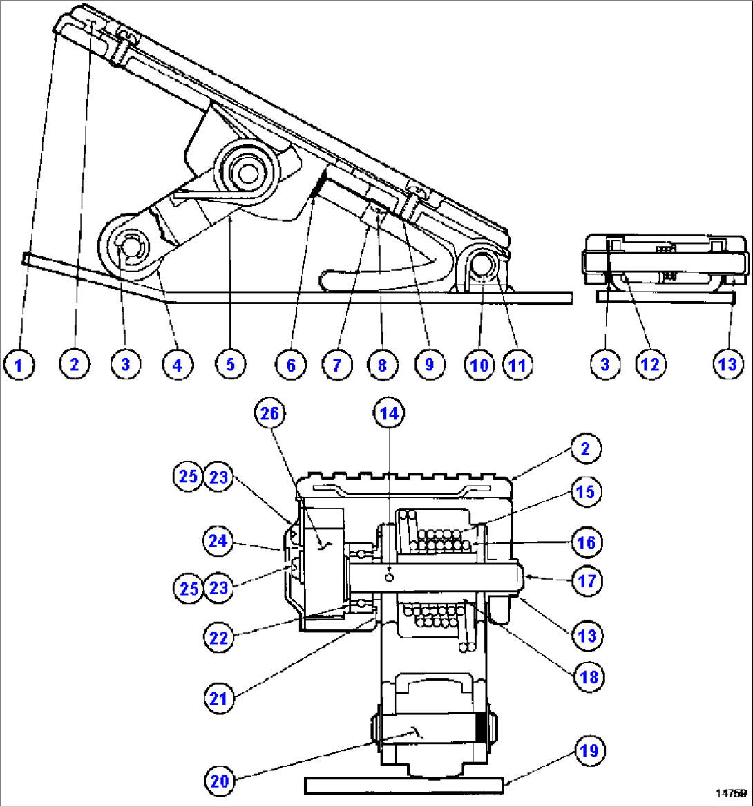 ELECTRONIC TREADLE - RETARDER/THROTTLE