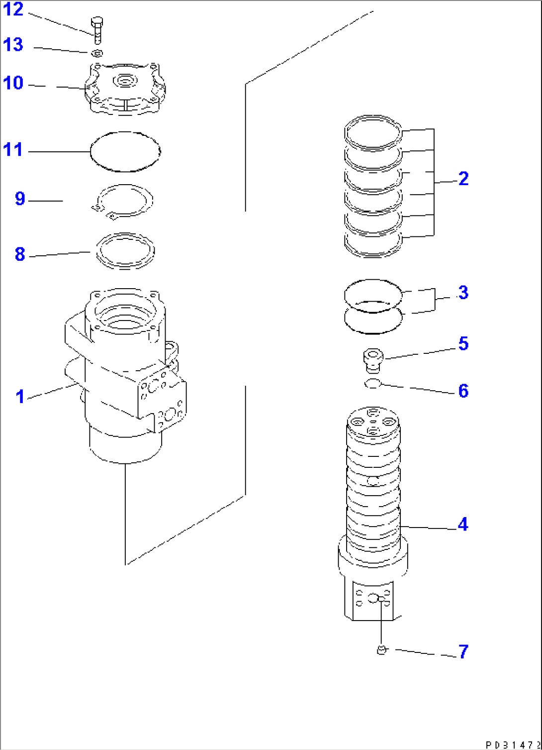 SWIVEL JOINT (INNER PARTS)