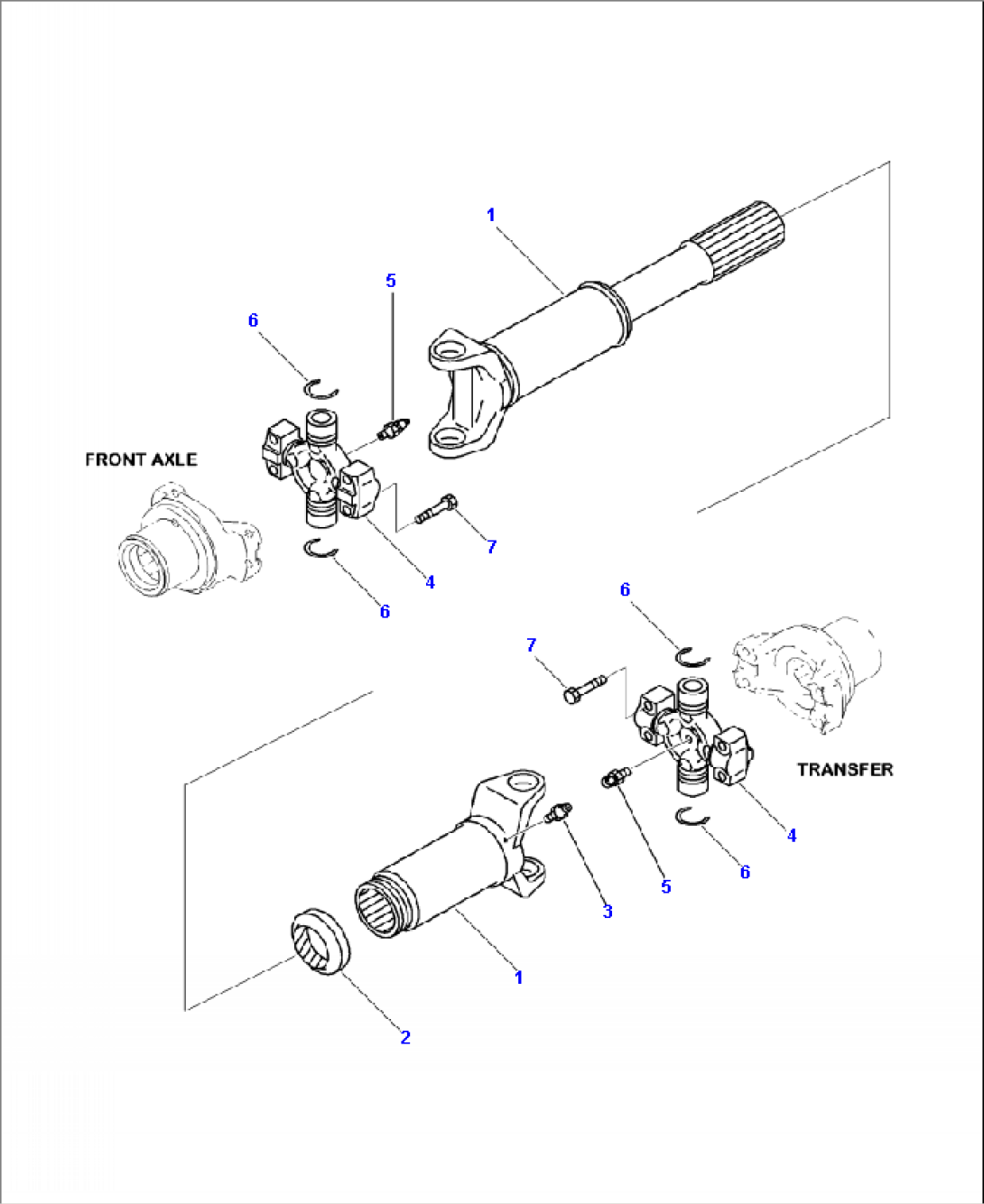 F4200-01A0 FRONT DRIVESHAFT