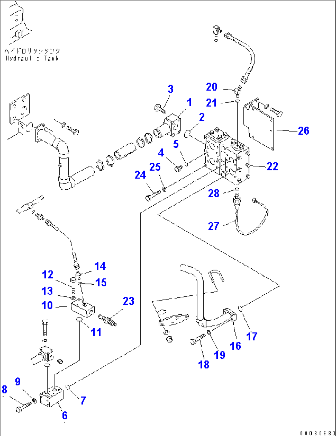 EMERGENCY STEERING PIPING (RELATED PARTS)(#50042-)