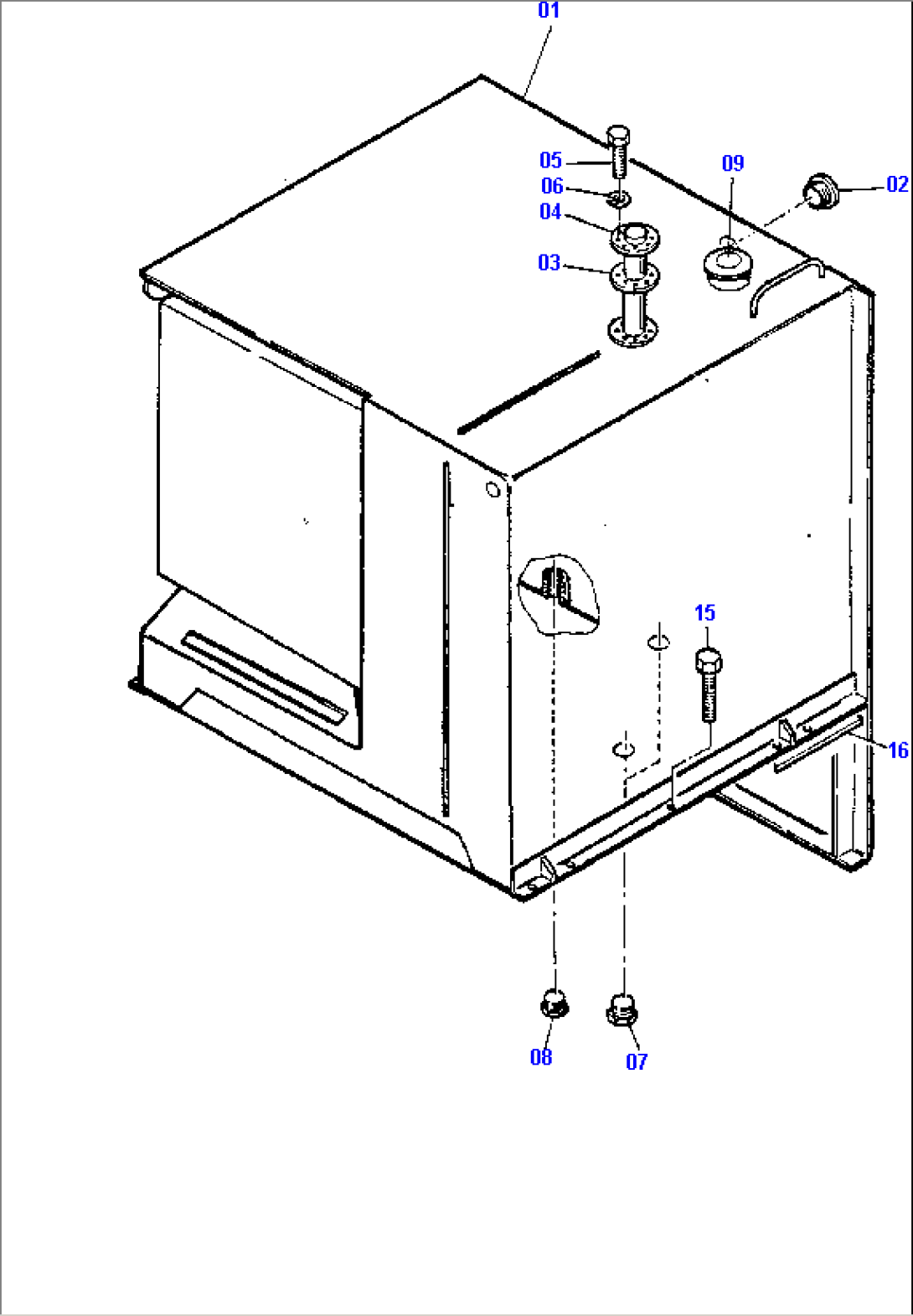 Fuel Tank 930 l