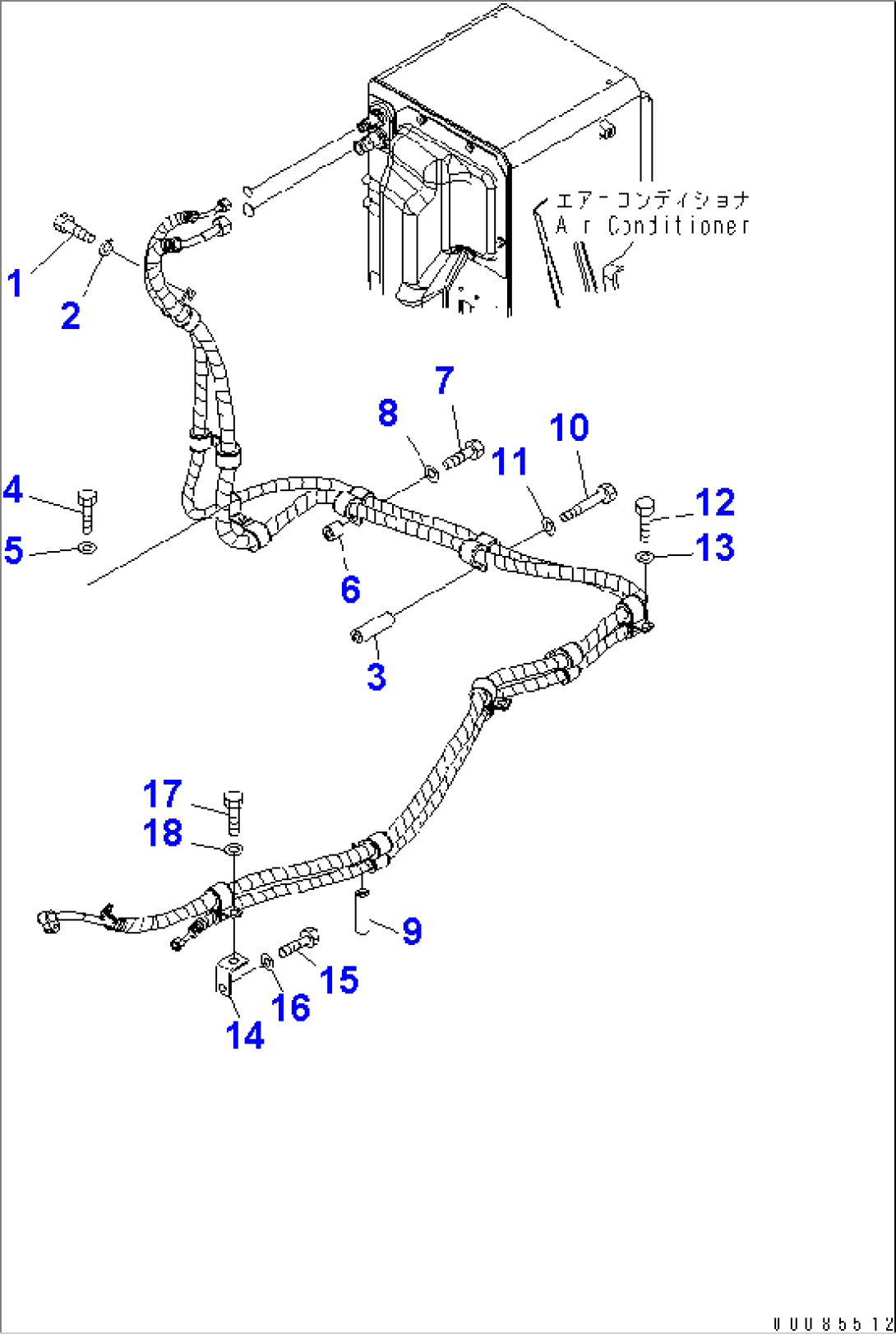 AIR COMPRESSOR PIPING (3/3)(#11001-)