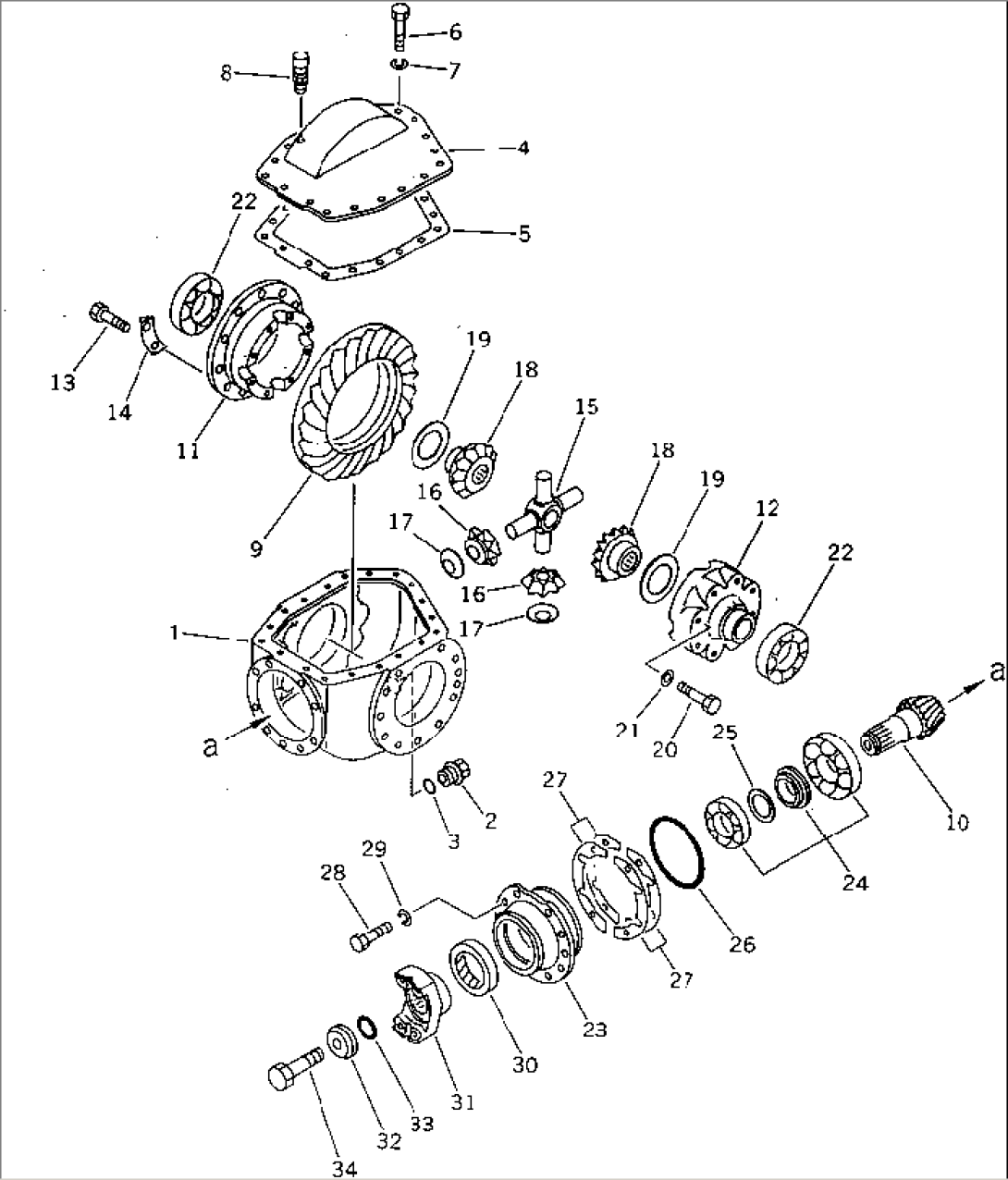 DIFFERENTIAL (FRONT AND REAR)(#1001-1602)