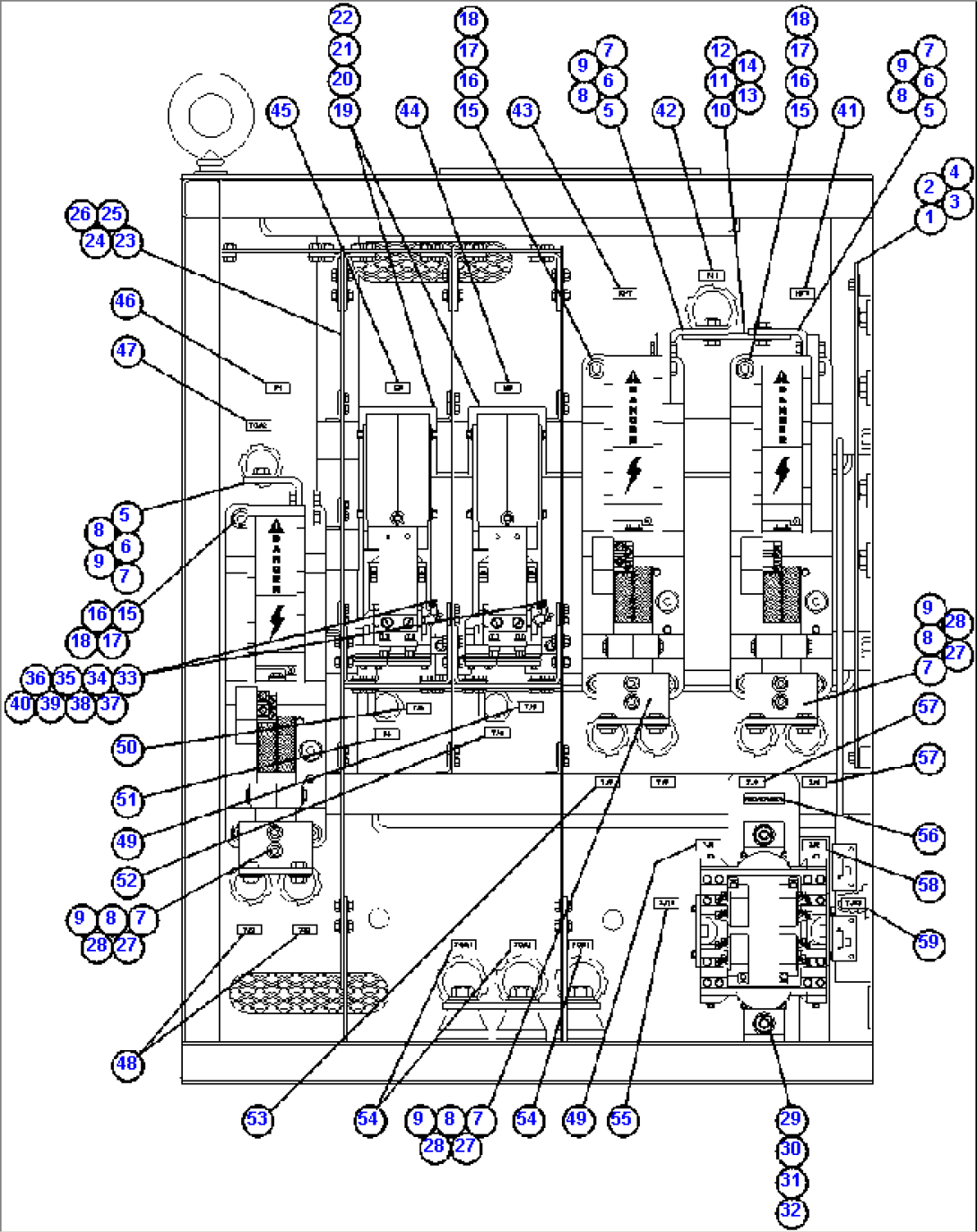 CONTROL CABINET (LEFT DOOR)