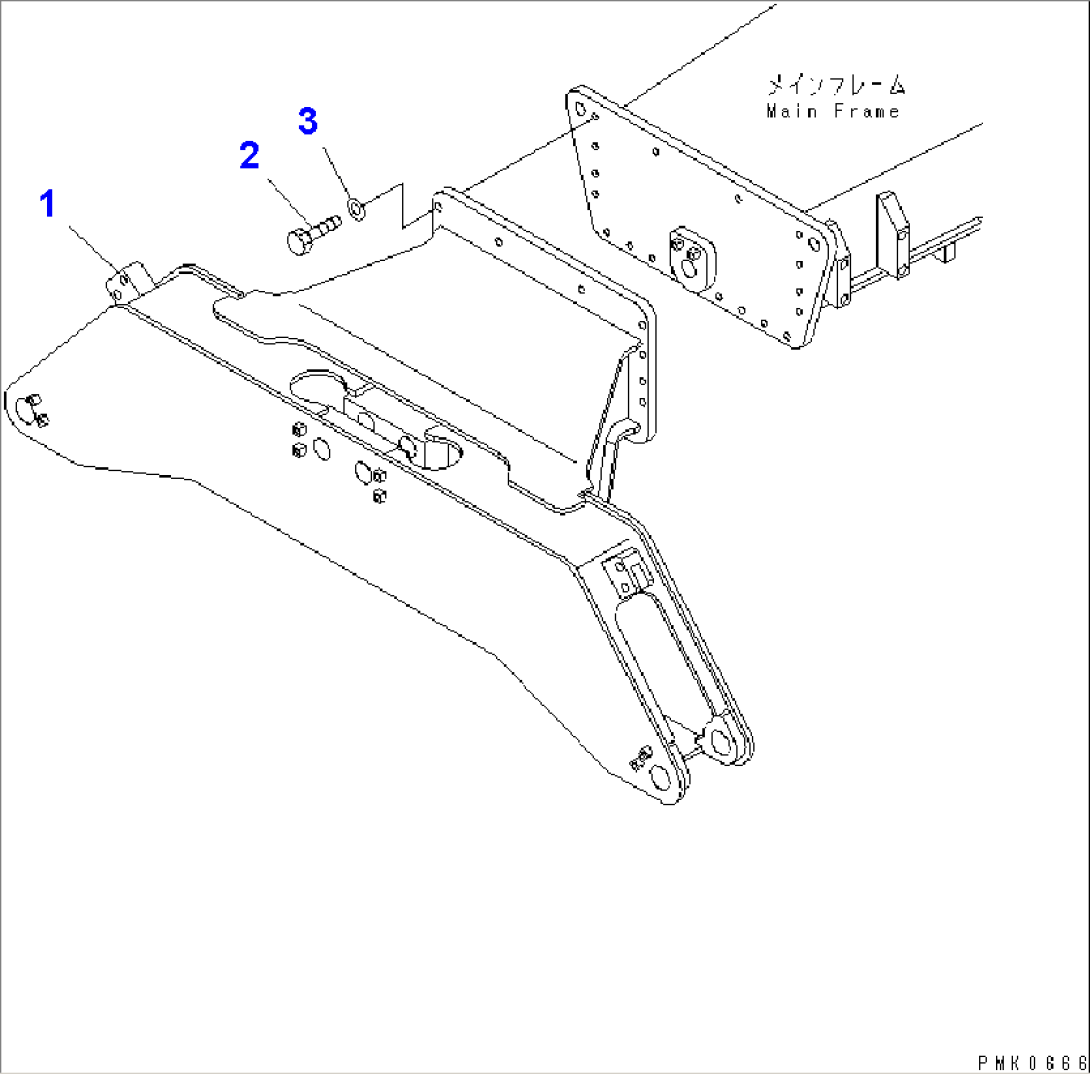 FRONT FRAME (FOR FRONT OUTRIGGER OR FOUR OUTRIGGER)