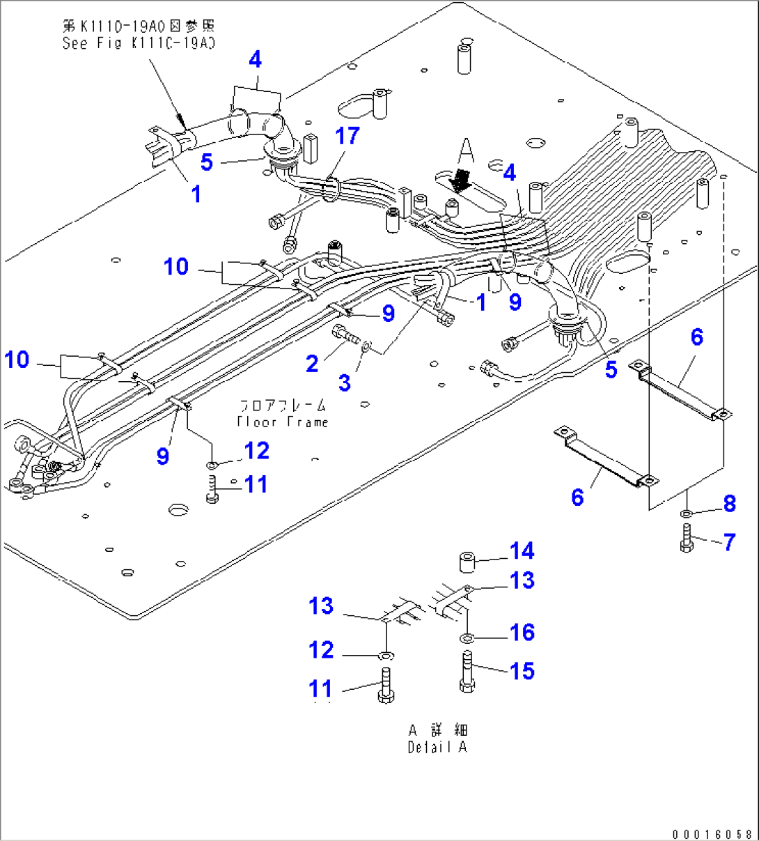 FLOOR FRAME (PPC CLAMP) (1 ACTUATOR)