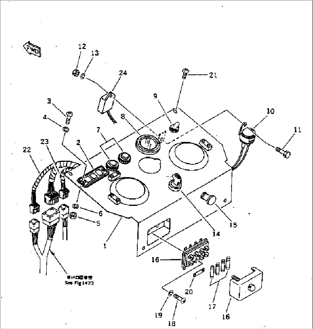 INSTRUMENT PANEL (USA SPEC.)