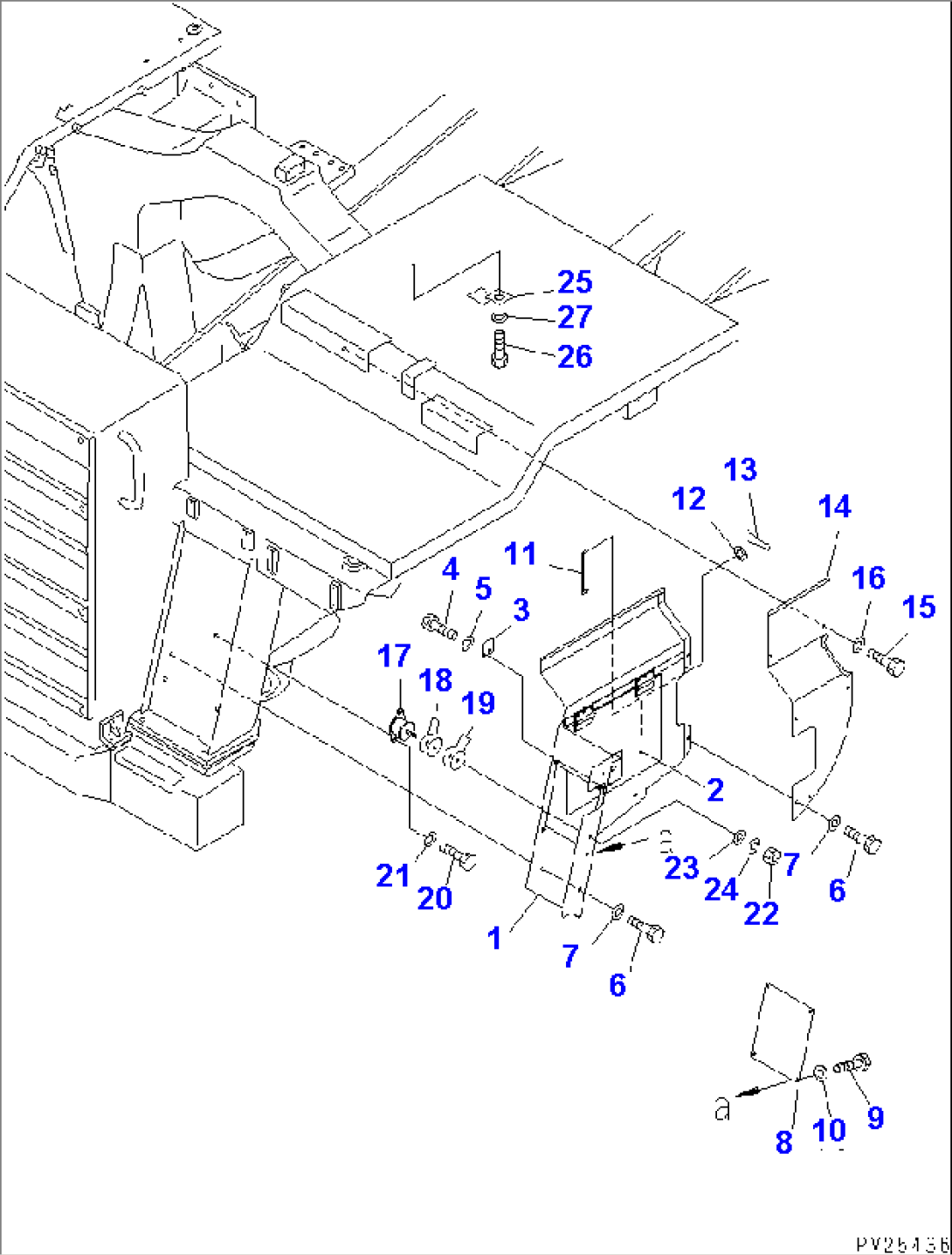 ENGINE SIDE COVER (1/2)(#5001-5999)