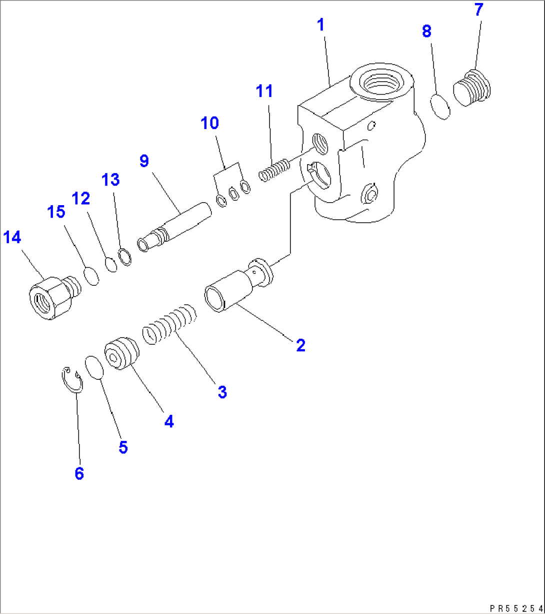 FLOW CONTROL VALVE (FOR STEERING) (WITH AUTO BLADE)(#11045-)