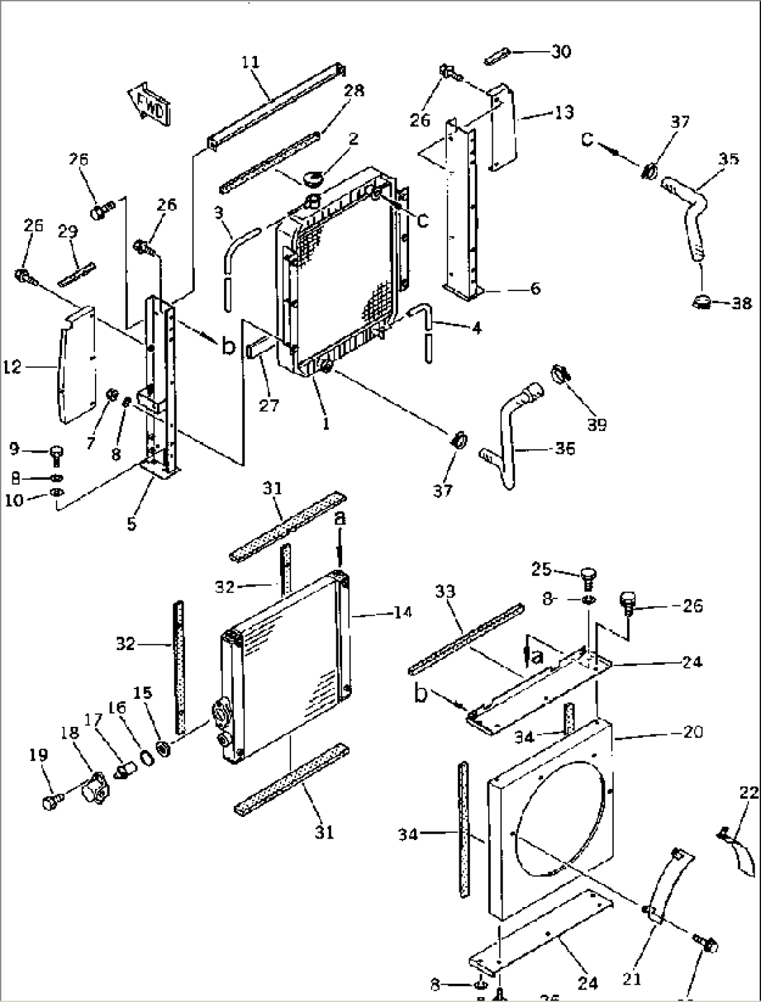 RADIATOR AND OIL COOLER