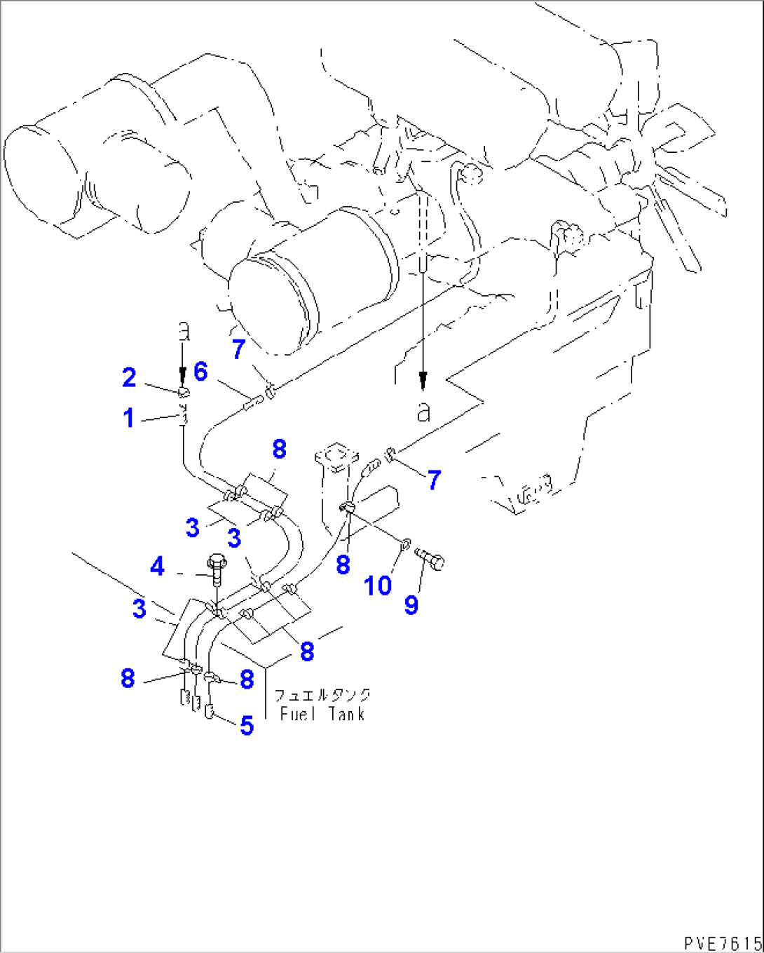 ENGINE (DRAIN PARTS)(#50001-50006)