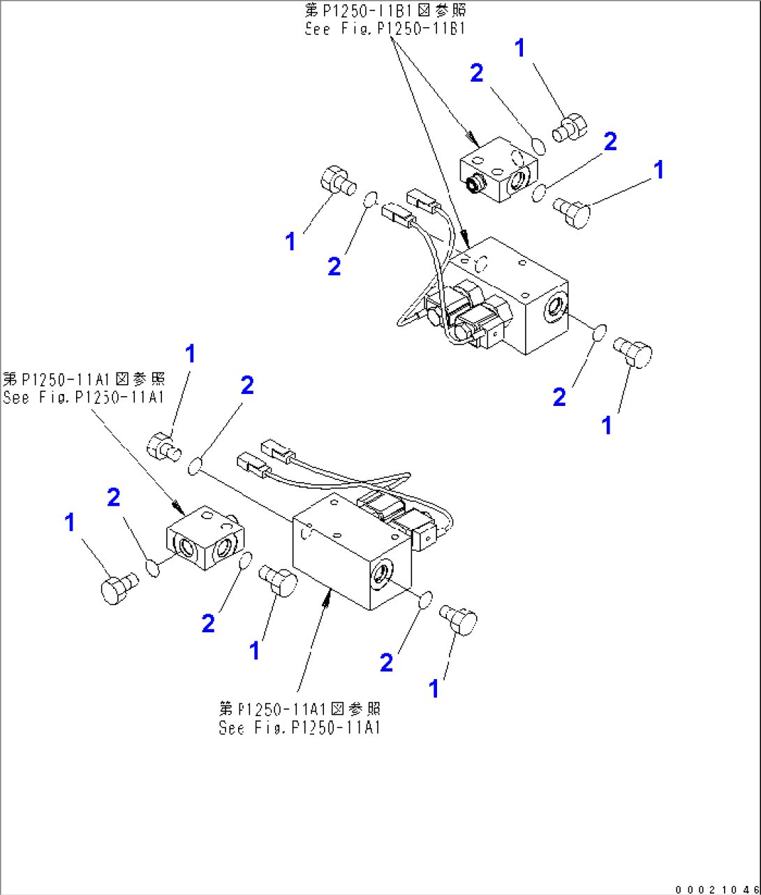 UNDER ATTACHMENT PIPING (REAR ACTUATOR LINE) (WITHOUT FRONT AND REAR OUTRIGGER)