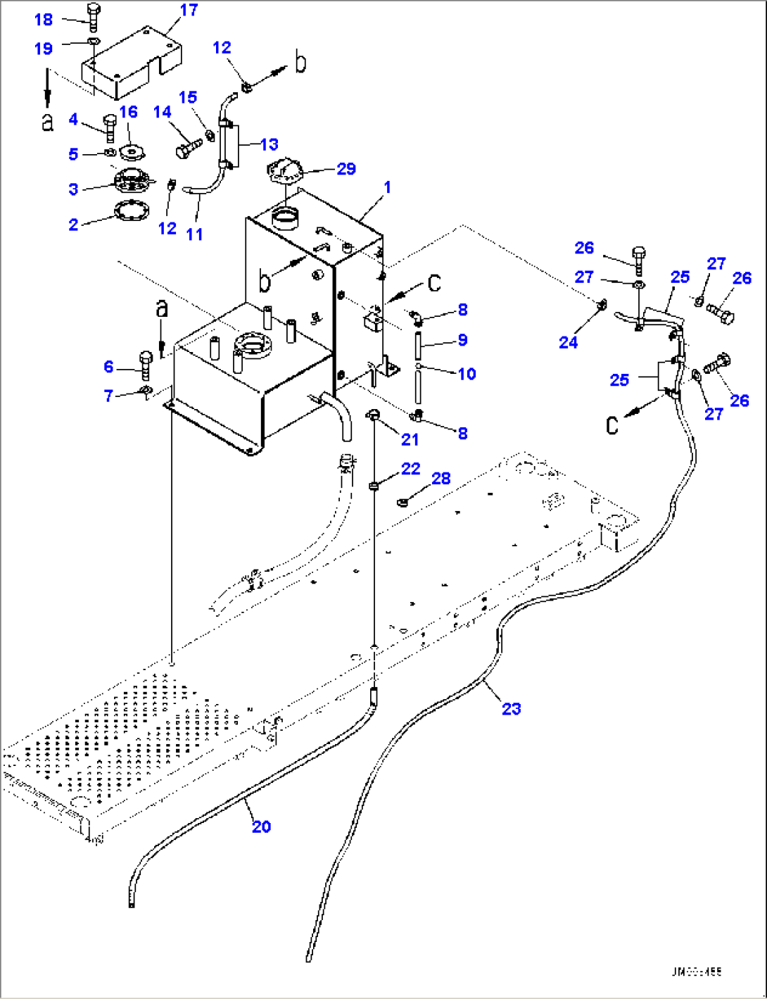 Platform Group, Reservoir Tank (#30001-)