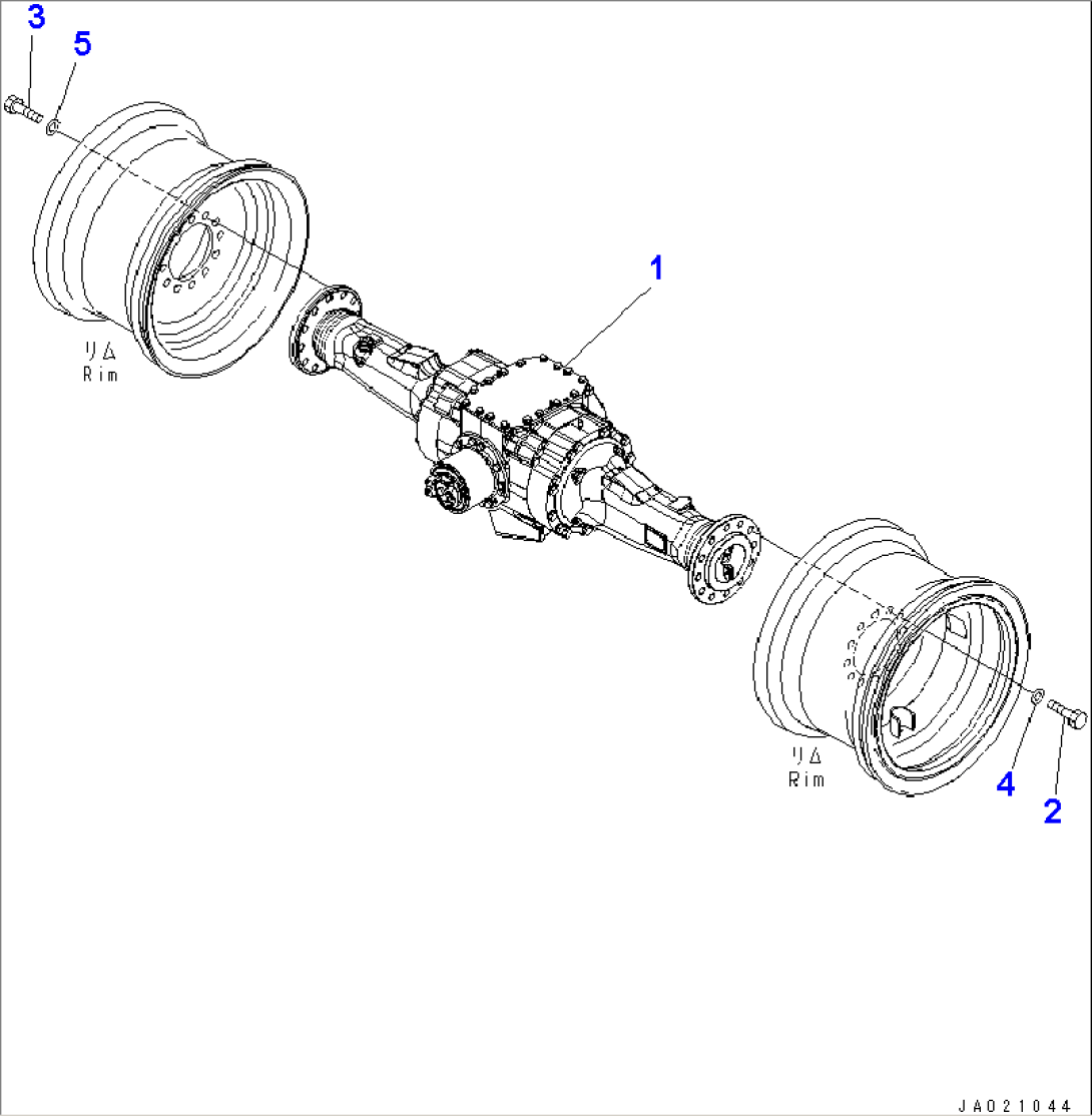 REAR AXLE MOUNTING
