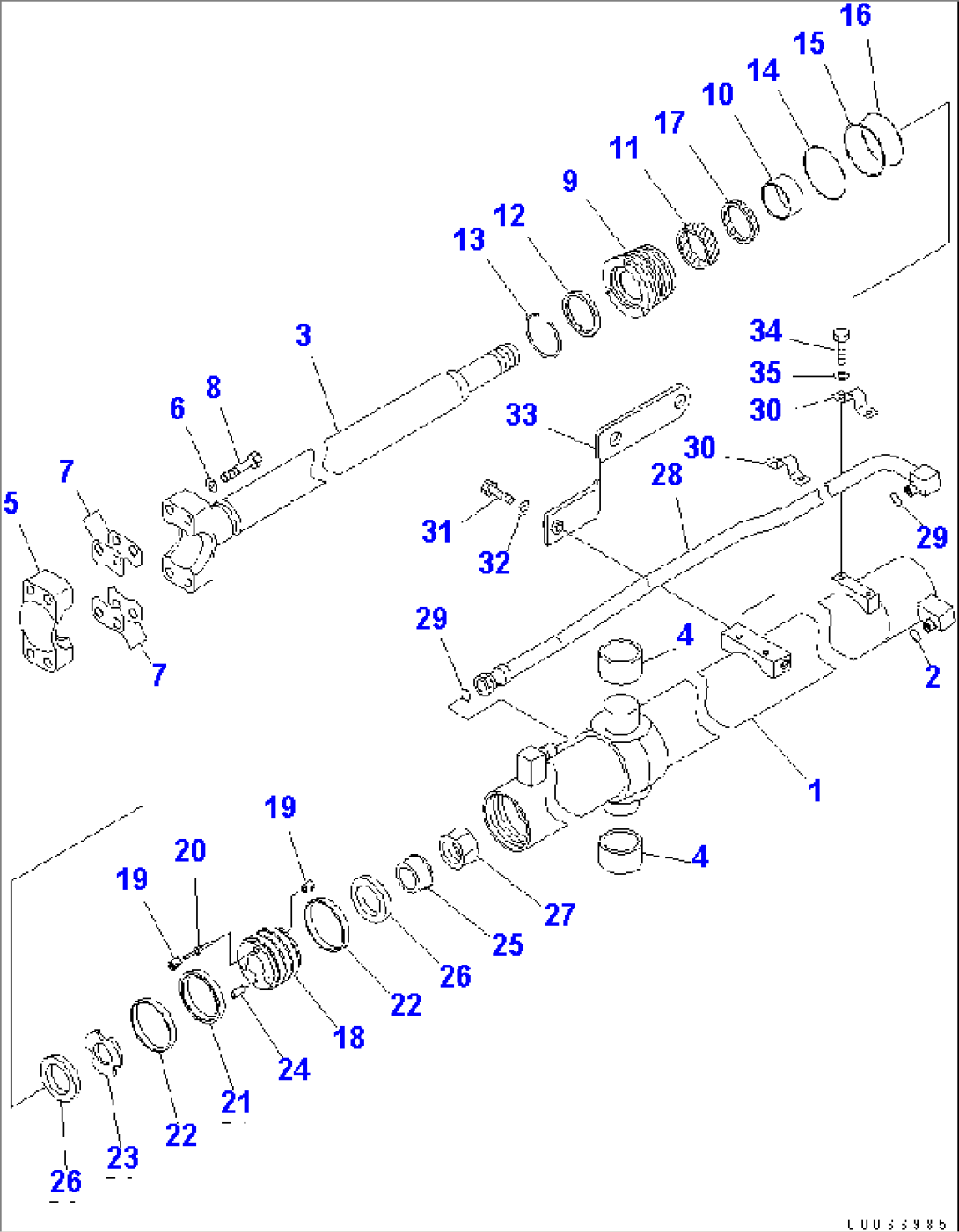 BLADE LIFT CYLINDER(#11273-)