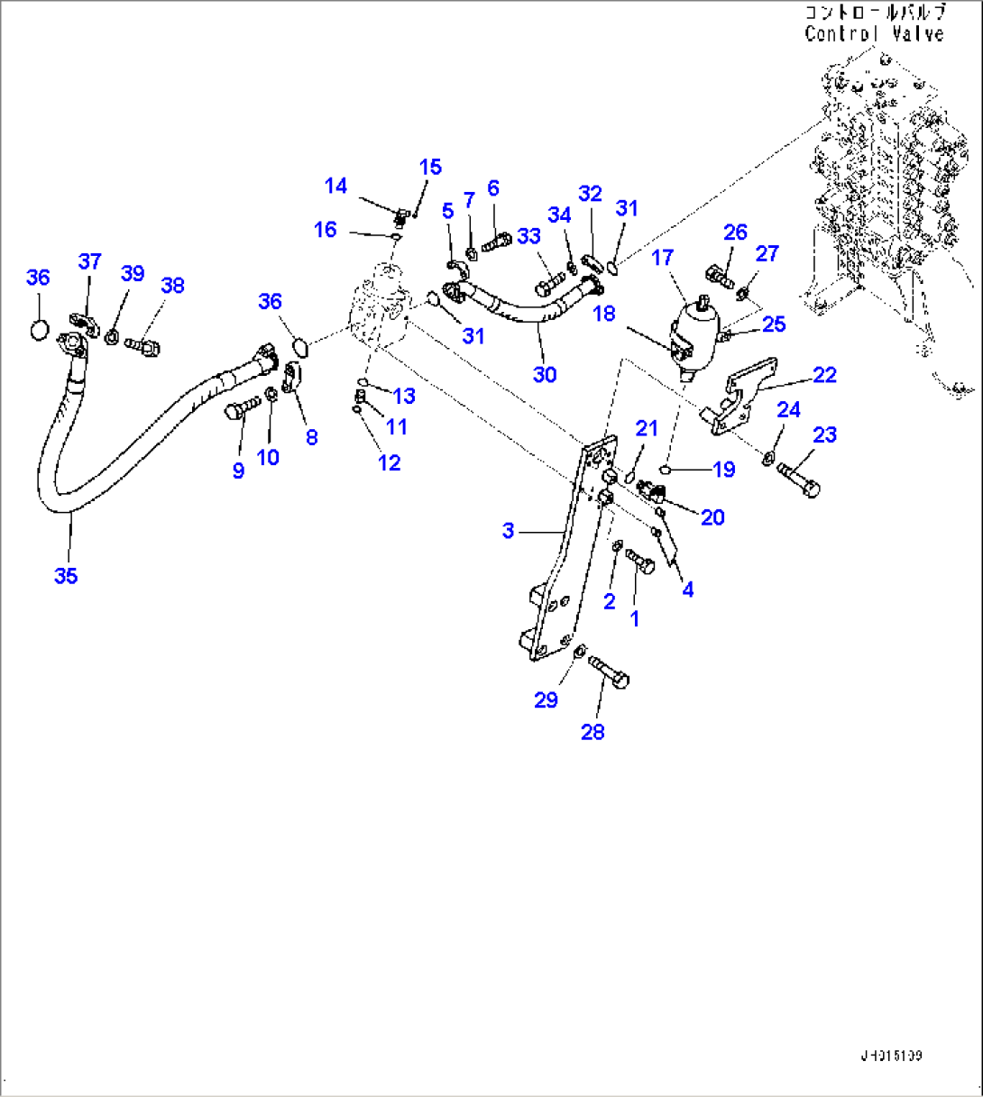 Actuator Piping, Main Piping, R.H. (1st ATT Control)