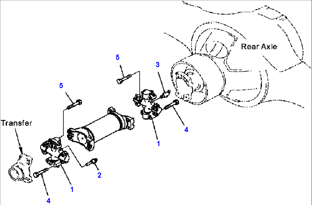 F4200-03A0 DRIVESHAFT REAR