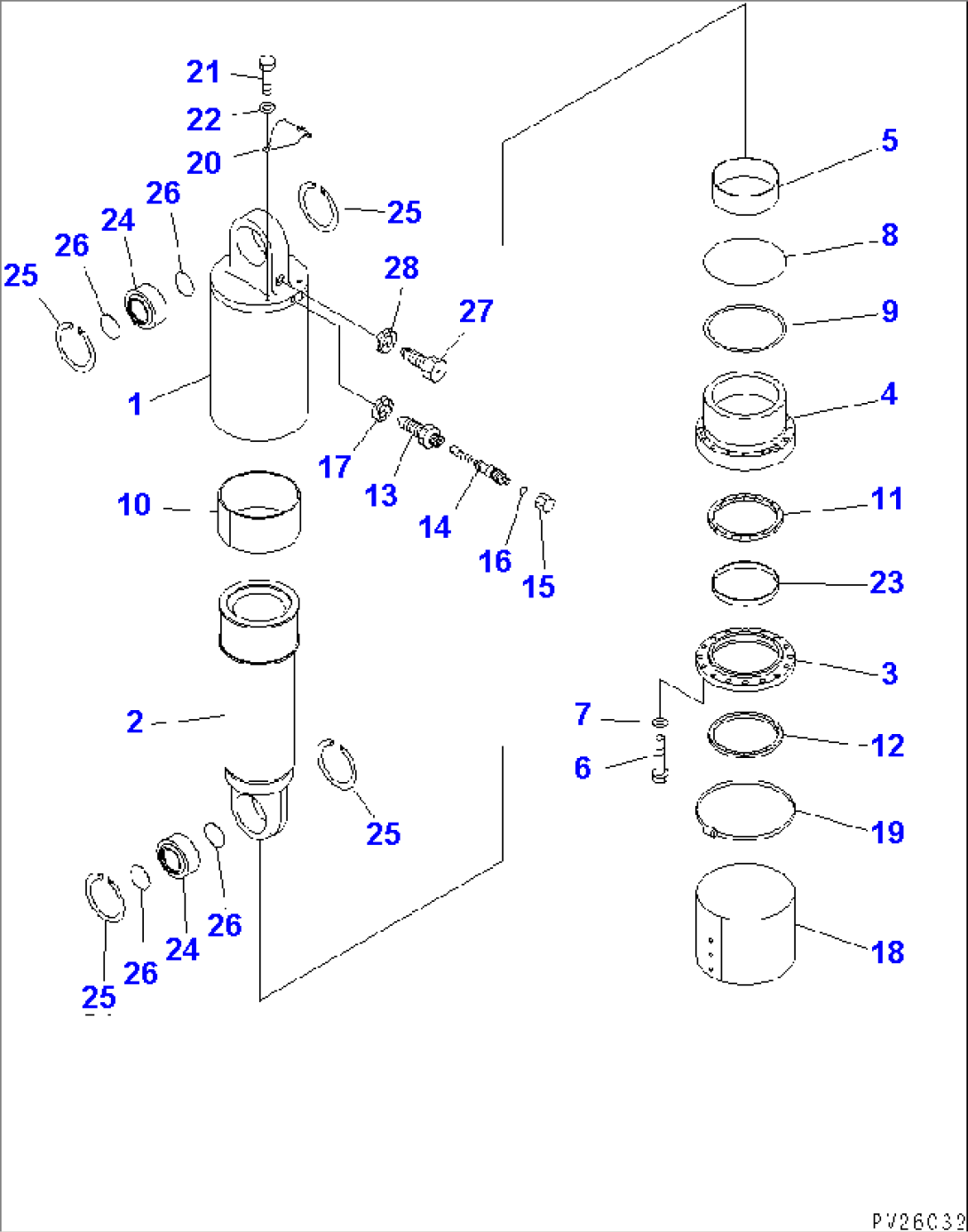 REAR SUSPENSION (WITHOUT PAYLOAD METER)