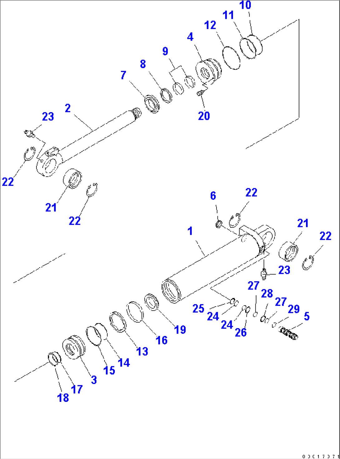 OUTRIGGER CYLINDER