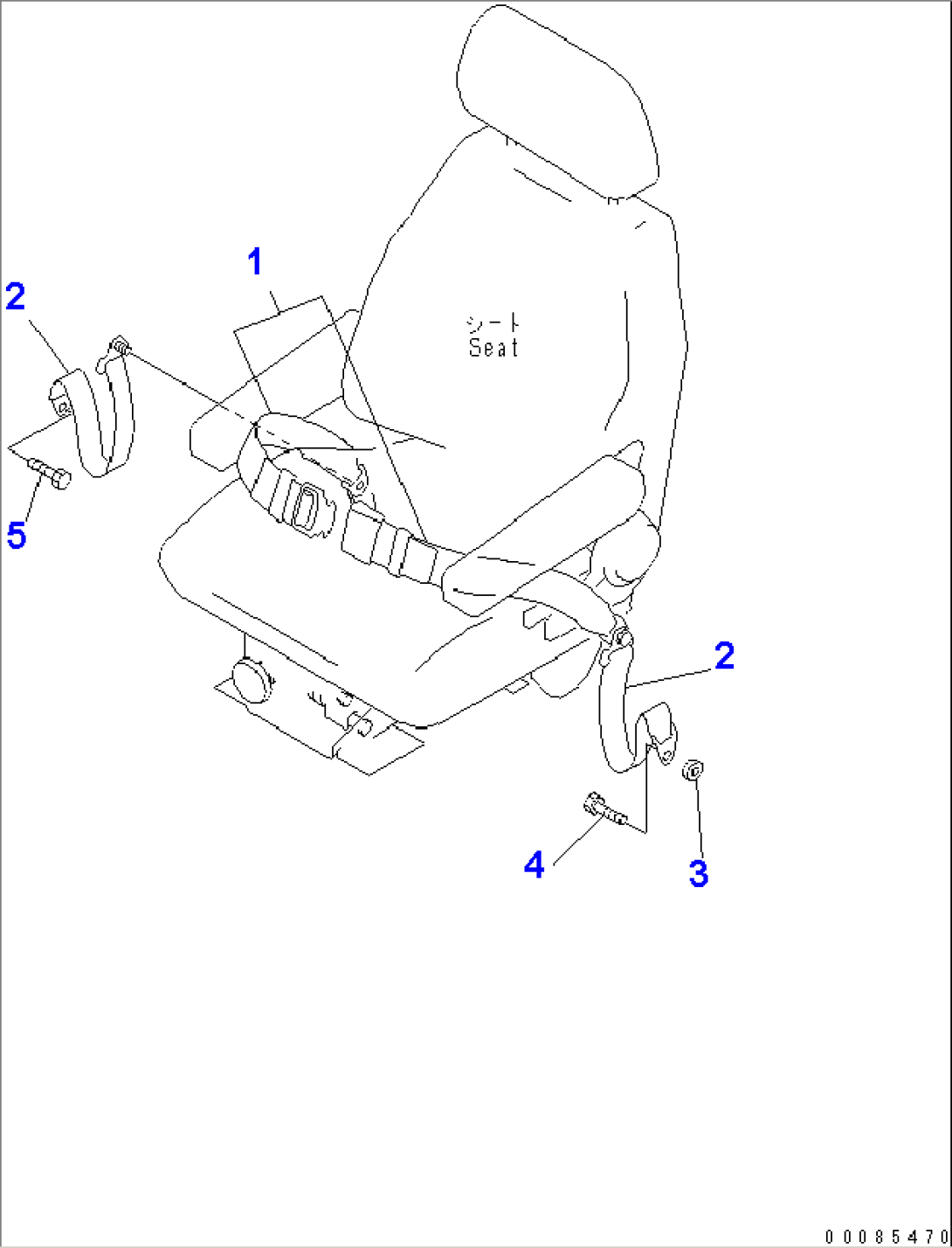 SEAT BELT (78 MM) (FOR SUSPENSION)
