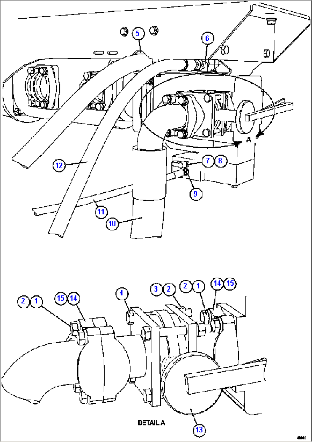 STEERING PUMP PIPING 1/2