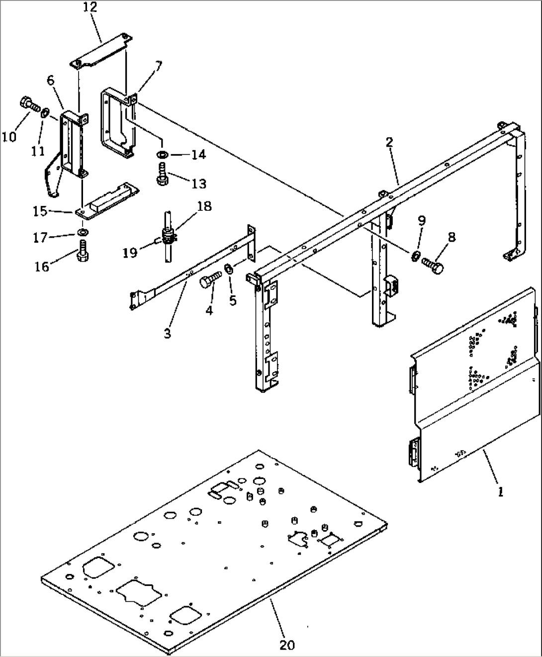 CAR COOLER RELATED PARTS (FOR LONG LEVER CONTROL)(#20001-21787)