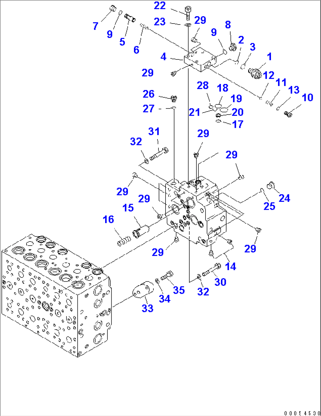 MAIN VALVE (6-SPOOL) (14/16)