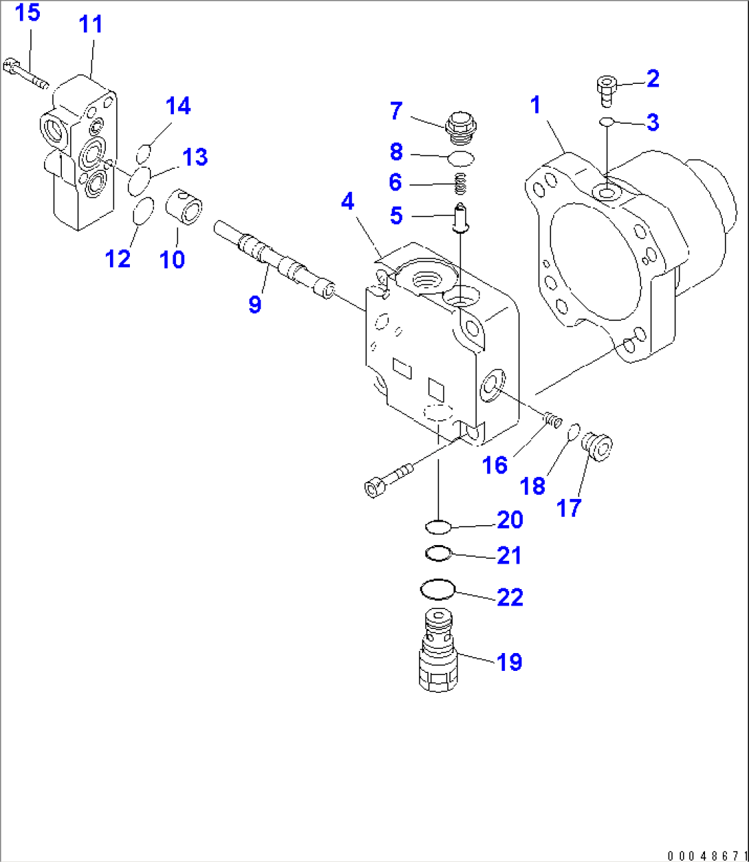 FAN MOTOR (1/2) (FOR AFTER COOLER)(#30001-)