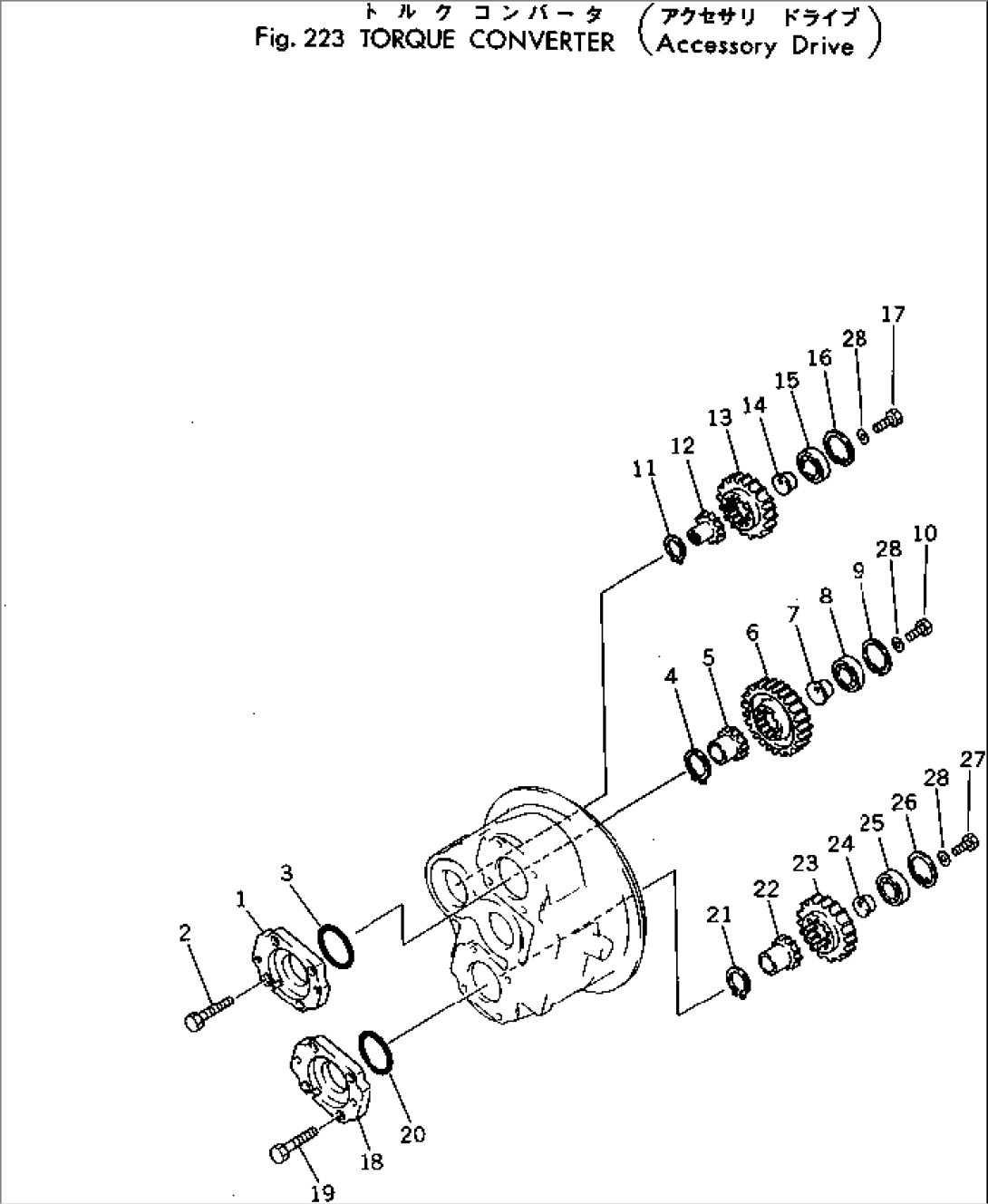 TORQUE CONVERTER (ACCESSORY DRIVE)(#10001-)