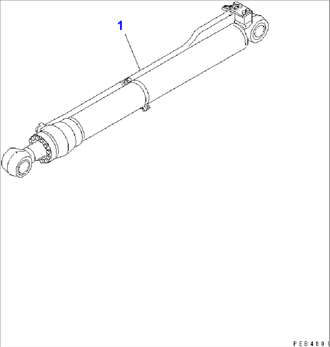 ARM CYLINDER (LONG GREASING TYPE)(#94999-)