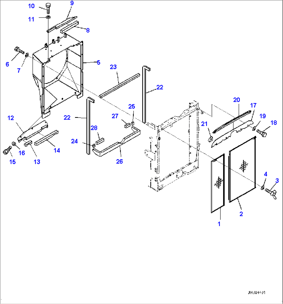 Cooling System, Net and Shroud